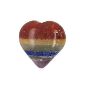 Chakra Polished Puff Heart 45-50mm